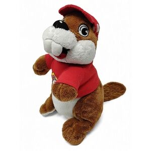 Jaag Buc-ee's Bucky Beaver Plush Mascot Toy Shirt Hat 13" Stuffed Animal